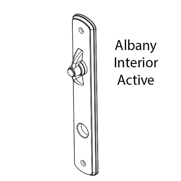 Andersen Albany Interior Plate for Active panel - Stone - Andersen Albany Interior Plate for Active panel - Stone