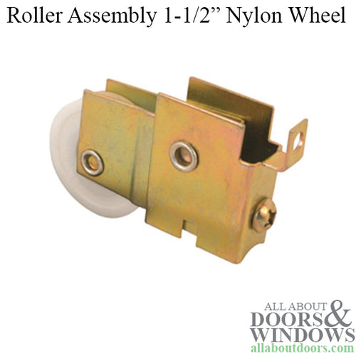 1-1/2  Nylon Wheel, Roller Assembly - 1-1/2  Nylon Wheel, Roller Assembly