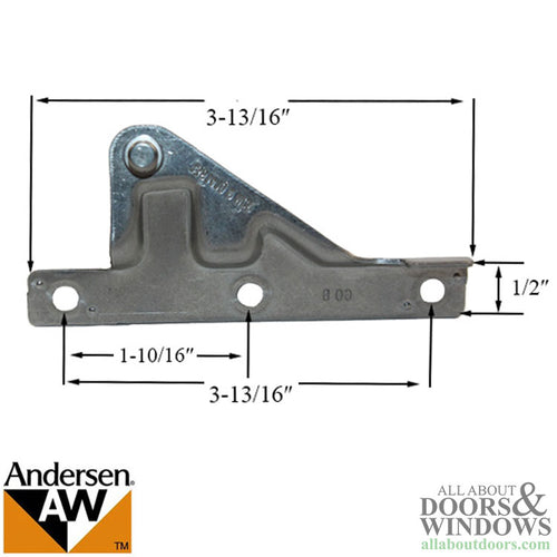 Andersen Perma-Shield Casement Windows - Split Arm Bracket w/screws - Corrosion Resistant - Left - Andersen Perma-Shield Casement Windows - Split Arm Bracket w/screws - Corrosion Resistant - Left