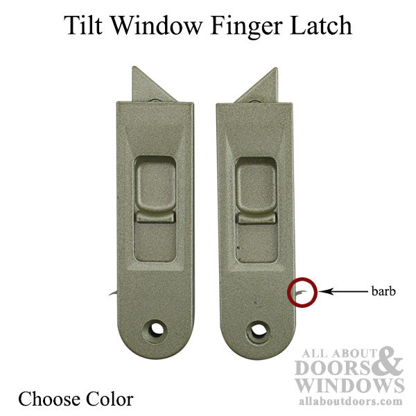 Tilt Window Finger Latch - White - Tilt Window Finger Latch - White