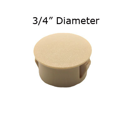 Peachtree Adjustment Hole Plug, Sliding glass doors - Beige - Peachtree Adjustment Hole Plug, Sliding glass doors - Beige