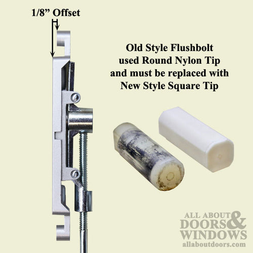 Flush Bolt 8 - 10 Inch 1/8bs Adjustable Extension Bolt- Aluminum - Flush Bolt 8 - 10 Inch 1/8bs Adjustable Extension Bolt- Aluminum