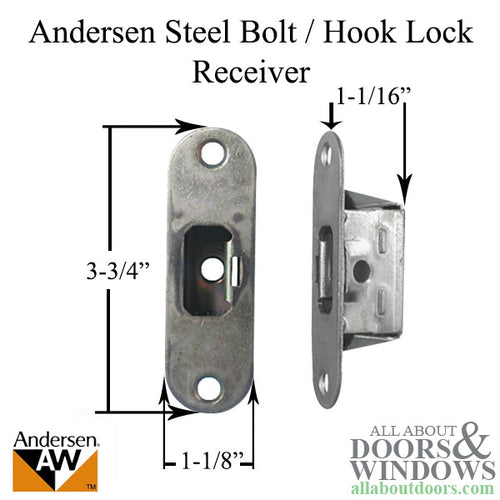 Bolt / Hook Lock receiver, Old Style, FHW - Steel - Bolt / Hook Lock receiver, Old Style, FHW - Steel