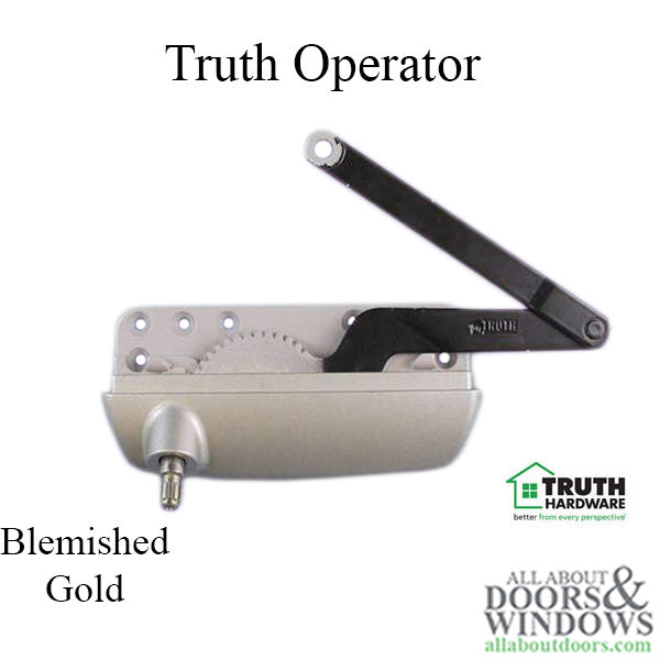 Truth Maxim Dyad Operator, Casement - Gold - BLEMISHED - Truth Maxim Dyad Operator, Casement - Gold - BLEMISHED