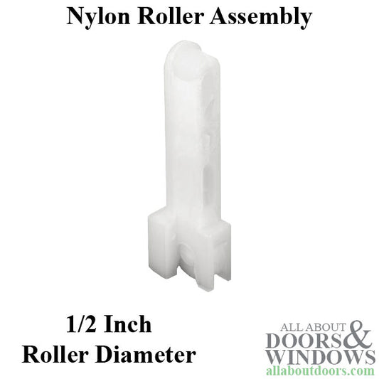 Roller Assembly (Flat) - Sliding Windows, Vertical Rail - Nylon