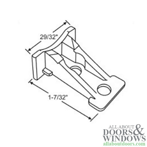 Top Sash Guide/Cam - Plastic - Top Sash Guide/Cam - Plastic