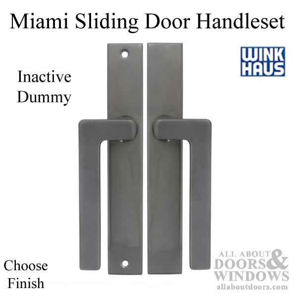 Miami Style Sliding Patio Door Handle Set Inactive Dummy Pull Left Hand - Miami Style Sliding Patio Door Handle Set Inactive Dummy Pull Left Hand