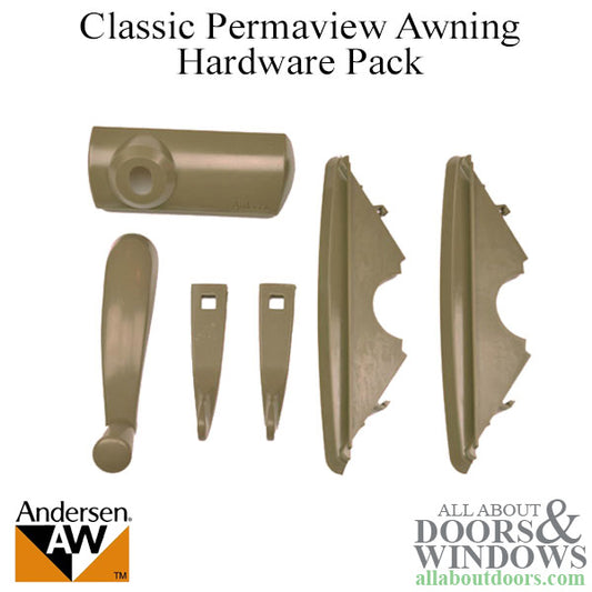 Hardware Pack - Classic - Andersen Permaview Awning Windows - Stone