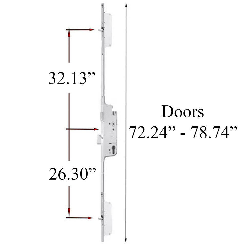 16mm Manual Top Extension, Roundbolt @ 32.13