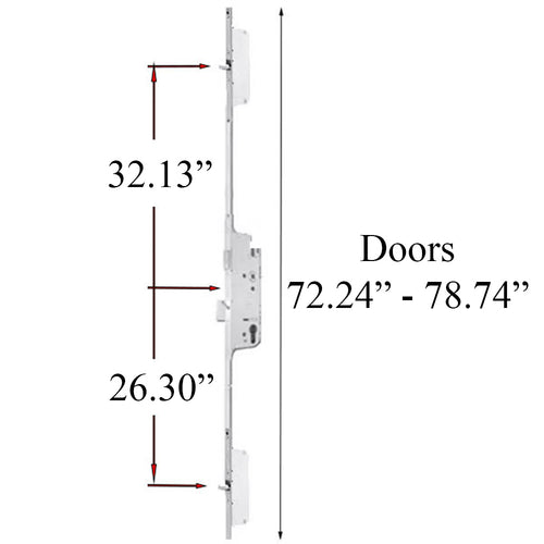 16mm Manual Top Extension, Roundbolt @ 32.13