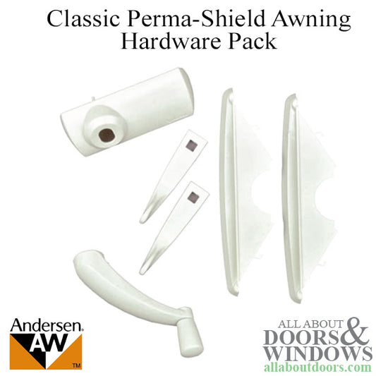 Andersen Window Hardware Pack For Classic Perma-Shield Awning Windows White