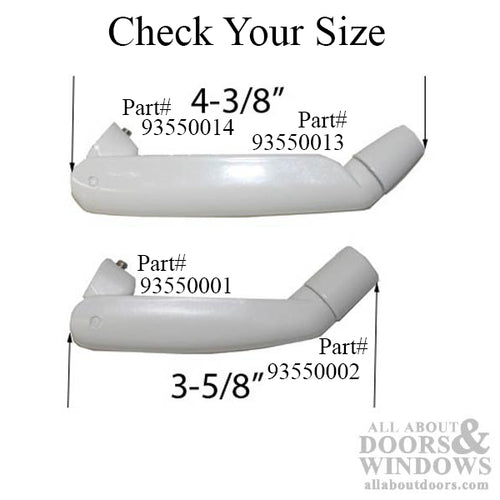 Marvin Folding Handle With Cover For Marvin Ultimate Casement Windows Right Handed Handle - Marvin Folding Handle With Cover For Marvin Ultimate Casement Windows Right Handed Handle