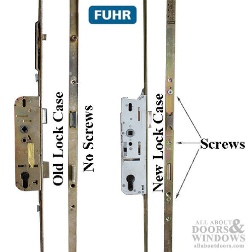 Fuhr Lock Case 35/92 New Style Multipoint or Single Point Replacement Lock Case - Fuhr Lock Case 35/92 New Style Multipoint or Single Point Replacement Lock Case