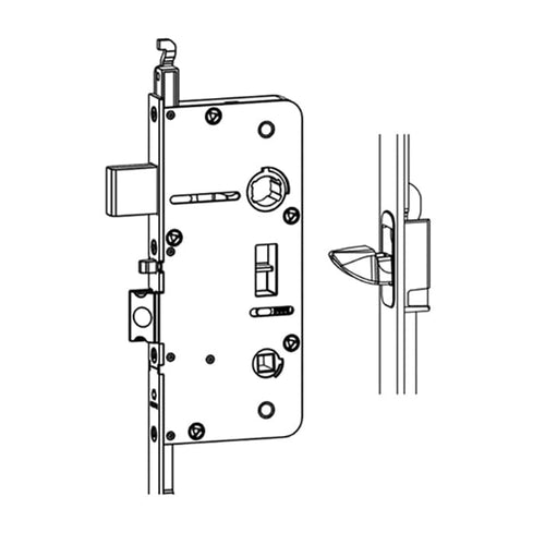 Hoppe HLS2000 Lower Assembly - 2-3/8
