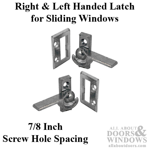 Window Sash Lock Left and Right Handed Sash Lock With Keeper - Window Sash Lock Left and Right Handed Sash Lock With Keeper