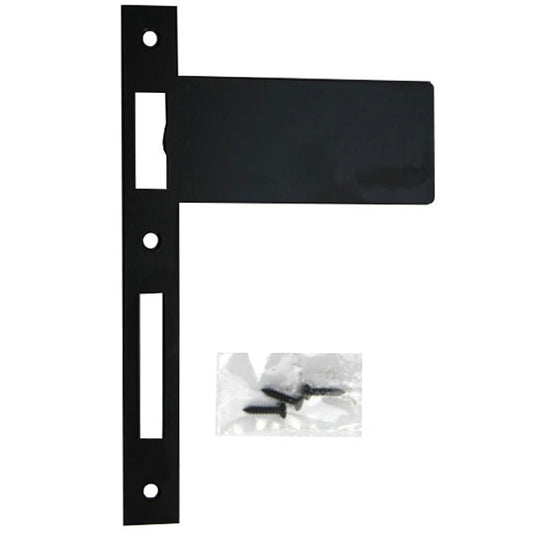 Latch & Deadbolt 7-15/16" Strike Plate with Extended 5" Lip