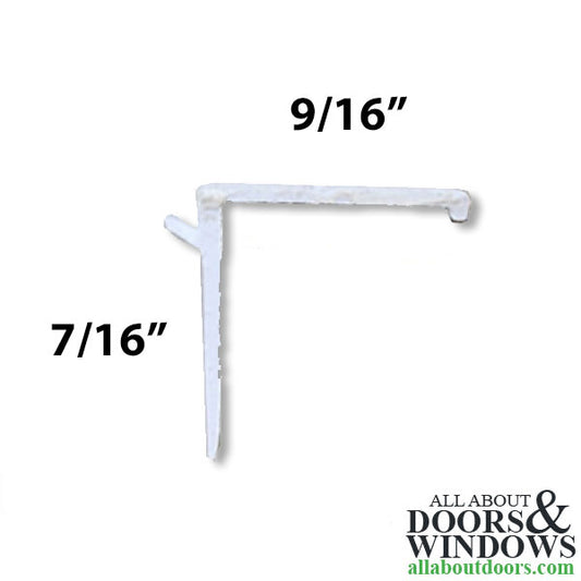 Vinyl Glazing Bead 3/4" Glass 2-line shape 6' length