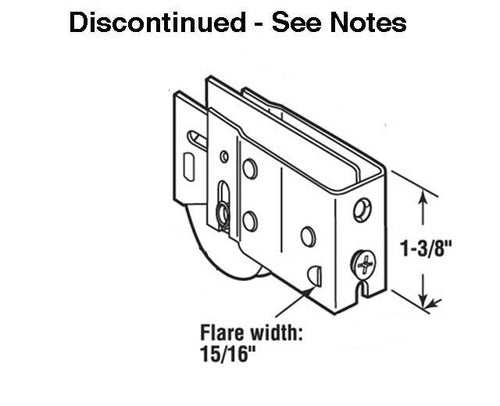 Roller Assembly for Sliding Patio Door with Adjustable Steel Housing 1.5 Inch Steel Ball Bearing Wheel Diameter - Roller Assembly for Sliding Patio Door with Adjustable Steel Housing 1.5 Inch Steel Ball Bearing Wheel Diameter