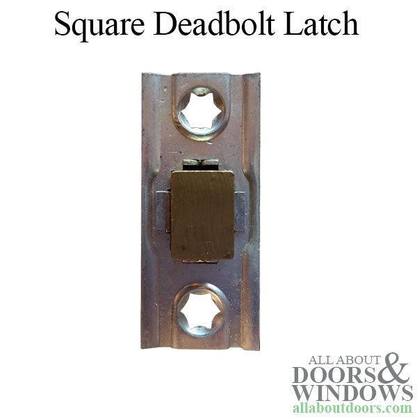 Square Deadbolt Latch, 2-3/8