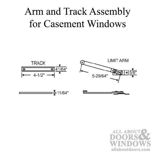 Limiting / Support bracket for casement window - Limiting / Support bracket for casement window