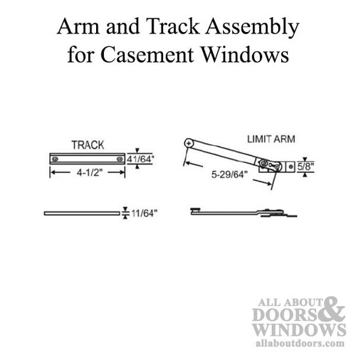 Limiting / Support bracket for casement window - Limiting / Support bracket for casement window