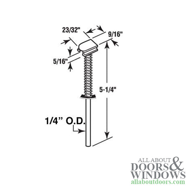 Leigh - Monarch 1/4 Pivot Rod, spring & Thick H-Shaped Guide - Leigh - Monarch 1/4 Pivot Rod, spring & Thick H-Shaped Guide