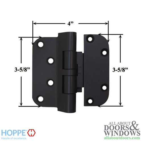 Hoppe F8709, 2009 Set Hinge, LHI / RHO- Rustic Umber - Hoppe F8709, 2009 Set Hinge, LHI / RHO- Rustic Umber