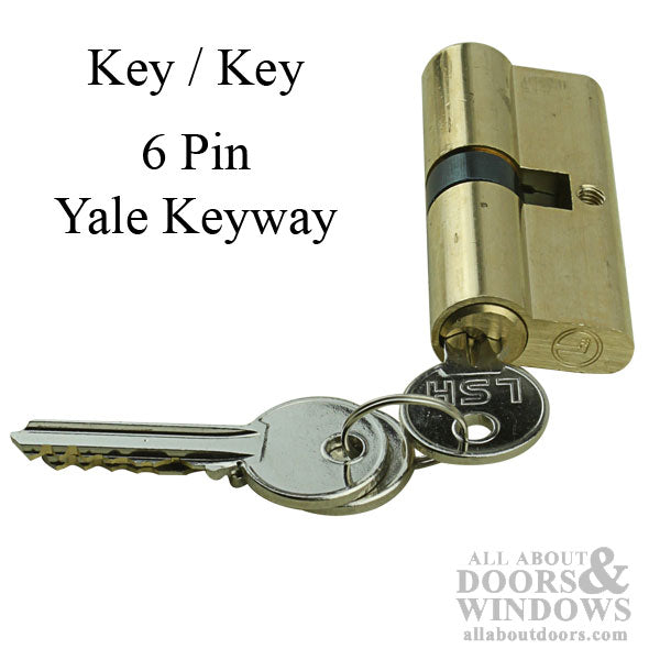 35/35 Double Keyed Profile Cylinder, 70 mm, 2-3/4