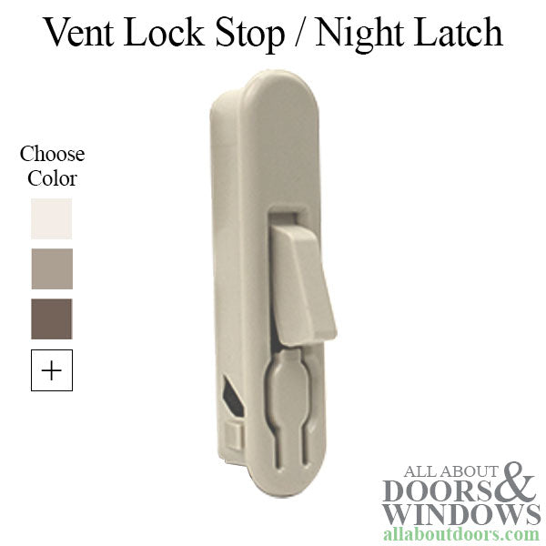 Amesbury Truth 13183 Vent Lock Stop, Nite Latch - Amesbury Truth 13183 Vent Lock Stop, Nite Latch