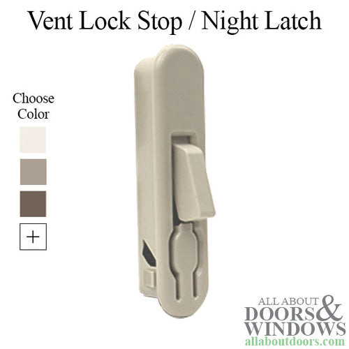 Amesbury Truth 13183 Vent Lock Stop, Nite Latch - Amesbury Truth 13183 Vent Lock Stop, Nite Latch