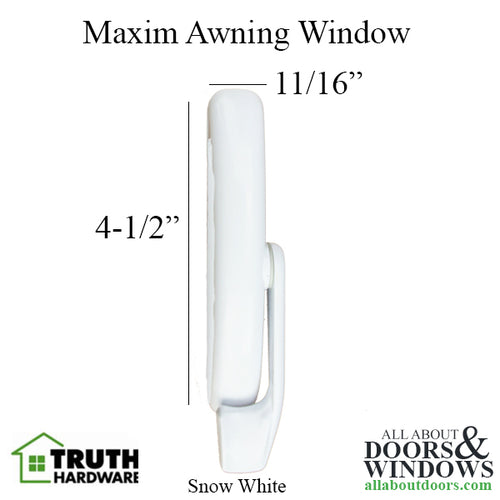 Truth Maxim Sash Lock – Non-Handed – Awning Window Hardware - Truth Maxim Sash Lock – Non-Handed – Awning Window Hardware
