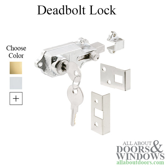 Dead Bolt Lock - Choose Color