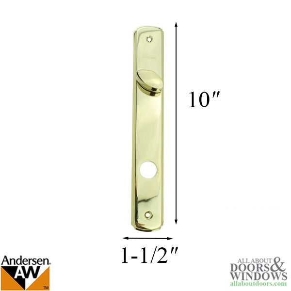 Parts- Escutcheon Plate, Active Panel - H.P. Bright Brass - Parts- Escutcheon Plate, Active Panel - H.P. Bright Brass