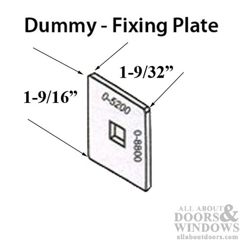 Fixing Plate - Convert Passive to Dummy - Fixing Plate - Convert Passive to Dummy