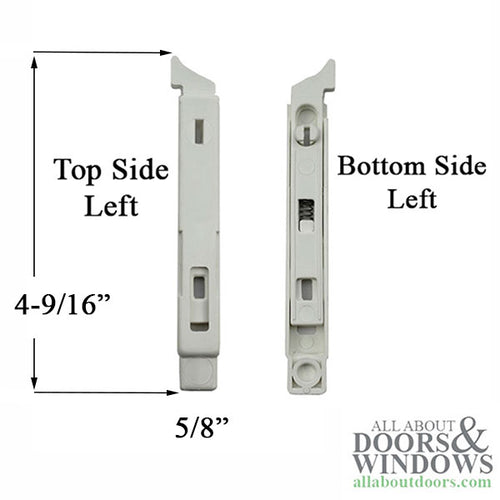 Concealed Tilt-In finger latch Left - Concealed Tilt-In finger latch Left