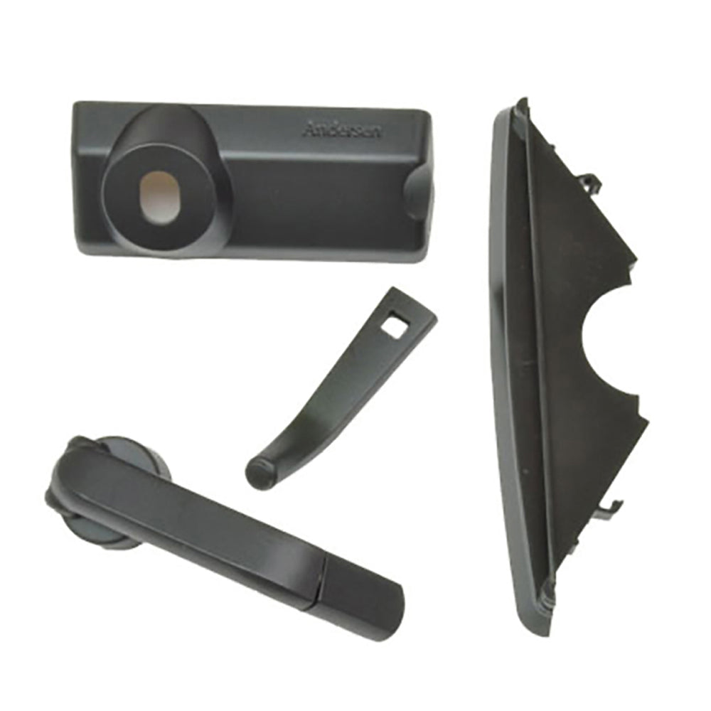 Andersen Casement Window  Handle Pack For 200 And 400 Series Windows Hardware Pack Folding Handle Contemporary Black - Andersen Casement Window  Handle Pack For 200 And 400 Series Windows Hardware Pack Folding Handle Contemporary Black
