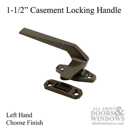 Locking Handle, 1-1/2 Inch Hole Centers, Left Hand - Choose Color