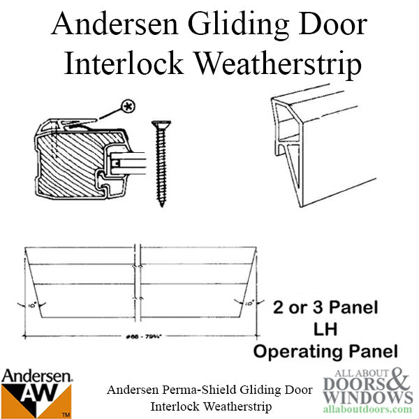 Interlock, 2 or 3 Panel, LH, Stationary Panel - Interlock, 2 or 3 Panel, LH, Stationary Panel