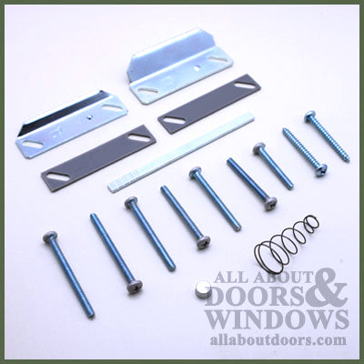 Screen Door Push Button Latch 1.75 Inch Screw Hole Spacing - Screen Door Push Button Latch 1.75 Inch Screw Hole Spacing