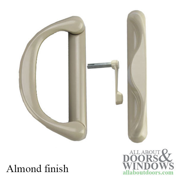 Interlock Involute Sliding Patio Door Handle Set SBML Non-Keyed - Interlock Involute Sliding Patio Door Handle Set SBML Non-Keyed