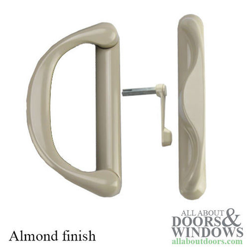 Interlock Involute Sliding Patio Door Handle Set SBML Non-Keyed - Interlock Involute Sliding Patio Door Handle Set SBML Non-Keyed