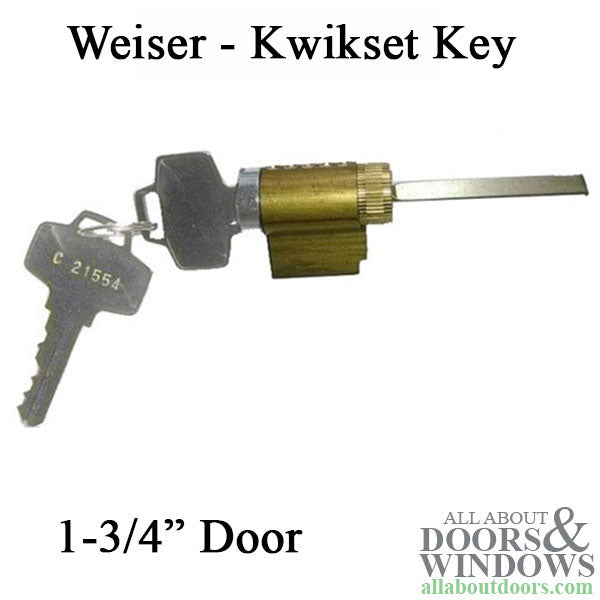 Key Cylinder, Trilennium 5 Pin Weiser / Kwiket  keyway, 1-3/4