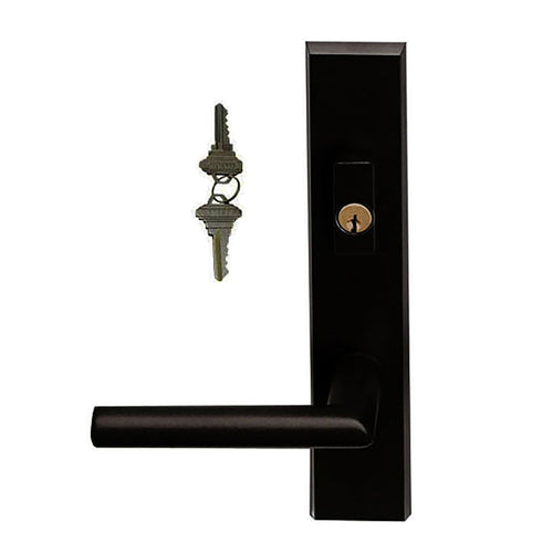 Marvin Contemporary Handle Set, Active Keyed, Various Finishes - Marvin Contemporary Handle Set, Active Keyed, Various Finishes