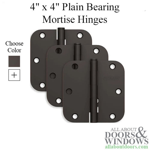 Schlage Mortise Hinges 5/8 Radius Plain Bearing 3 Pack - Schlage Mortise Hinges 5/8 Radius Plain Bearing 3 Pack