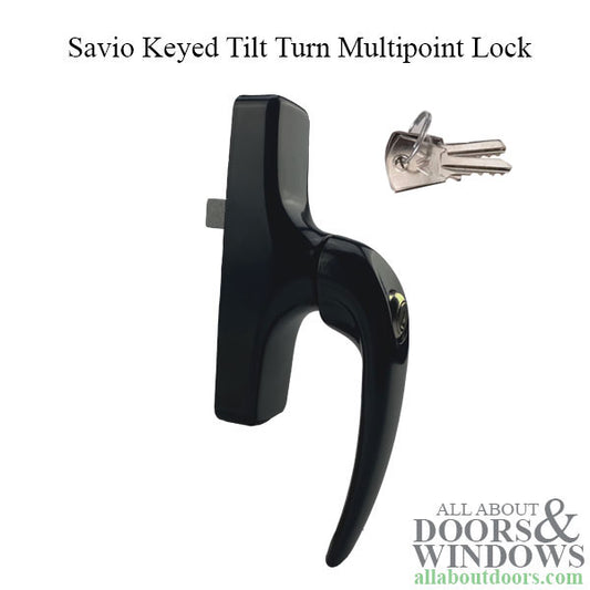 Savio Cremonese / Terrace Door Hardware, Multipoint Lock Manon Handle, Keyed