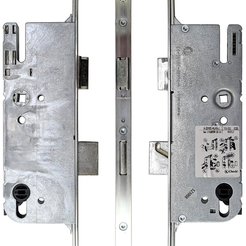 G-U Cremona Europa Active Multipoint Lock Gear, 55mm Backset, Silver Ferguard - G-U Cremona Europa Active Multipoint Lock Gear, 55mm Backset, Silver Ferguard