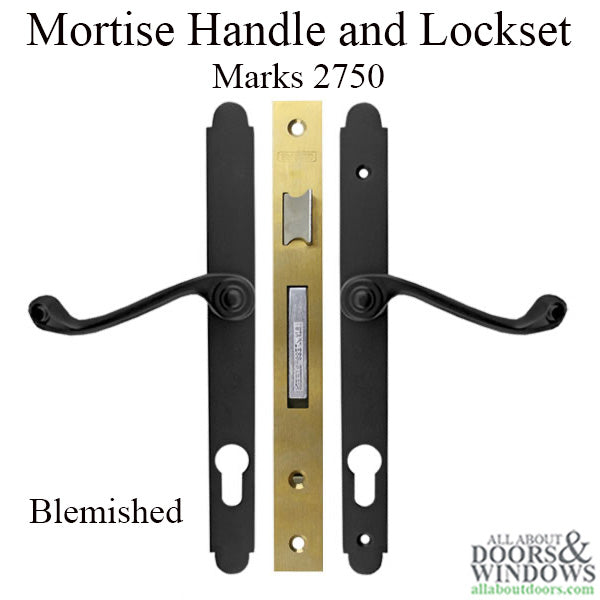 Marks 2750 SlimLine Storm Door Security Door Lock Keyed Both Sides Oil Rubbed Bronze Finish-BLEMISHED - Marks 2750 SlimLine Storm Door Security Door Lock Keyed Both Sides Oil Rubbed Bronze Finish-BLEMISHED