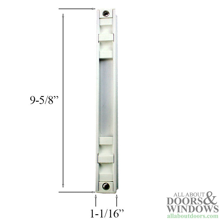Sliding Patio Door Handle Non-Keyed Patio Door Handle Set Trim 1-1/16 Inch x 9-5/8 Inch - Sliding Patio Door Handle Non-Keyed Patio Door Handle Set Trim 1-1/16 Inch x 9-5/8 Inch