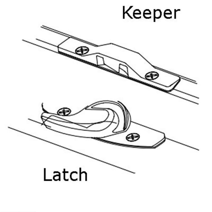 Andersen Sash Lock with Keeper - Stone - Andersen Sash Lock with Keeper - Stone
