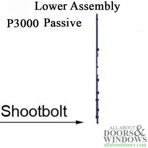 Amesbury P3000 Passive Lower Shootbolt Gear with Rhino Hook Receptacle - Amesbury P3000 Passive Lower Shootbolt Gear with Rhino Hook Receptacle